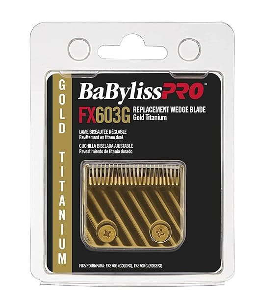 BaBylissPRO Gold Wedge Replacement Clipper Blade #FX603G