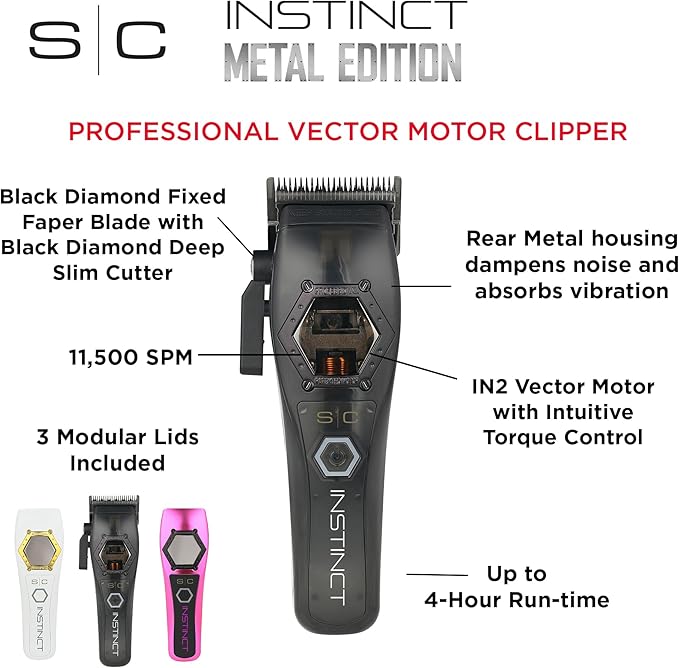 STYLECRAFT INSTINCT METAL EDITION HAIR CLIPPER #SC611M