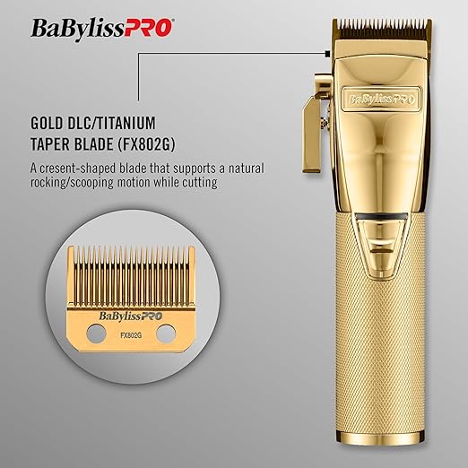 BaBylissPRO GOLD FX+ All Metal Clipper # FX870NG