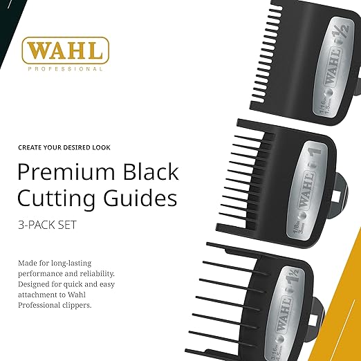 Wahl Premium Attatchment 3-PACK Size 1/2",1",1- 1/2" #03354-5001