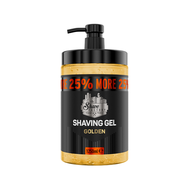 The Shave Factory SHAVING GEL GOLDEN, 1250Ml #TS-9032-GOL