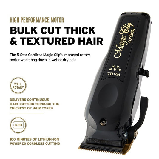 WAHL CORDLESS BARBER COMBO BLACK #3025397