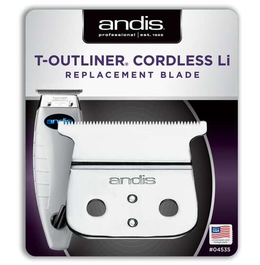 ANDIS T-OUTLINER CORDLESS LI REPLACEMENT T-BLADE #04535