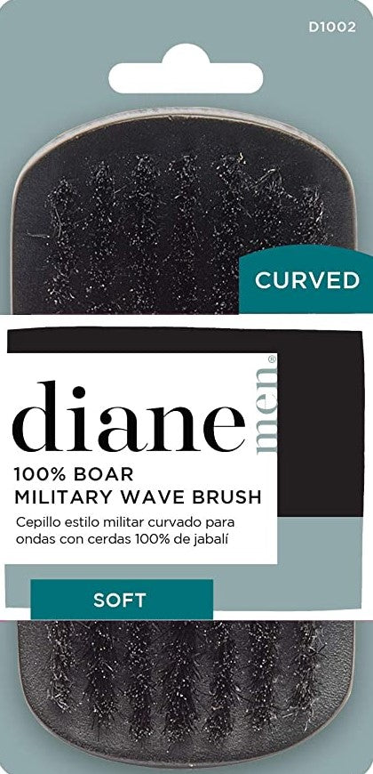 CEPILLO DE TABLA CURVO SUAVE DIANE MILITAR 100 % D1002