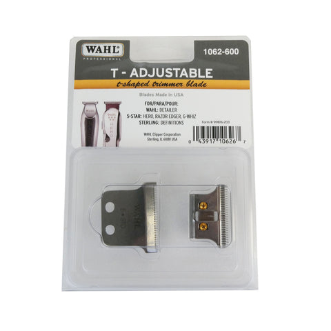 WAH TRIMMER BLADE T- ADJUSTABLE #01062-600