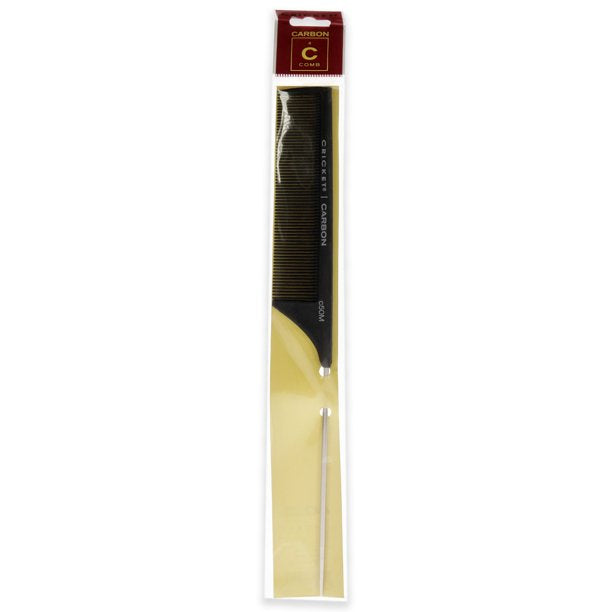 PEINE DE CARBONO CRICKET C50M CON DIENTES FINOS SIN COSTURAS (RATT DE METAL)