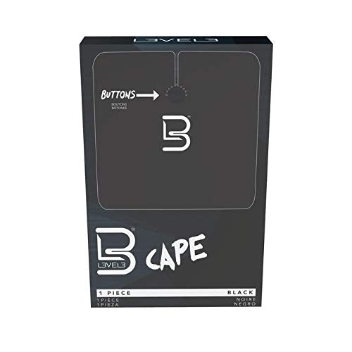 CAPA PARA CORTE DE CABELLO PROFESIONAL L3VEL3 NEGRA