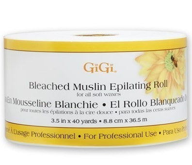 GIGI BLEACHED MUSLIN EPILATING ROLL 40 YD
