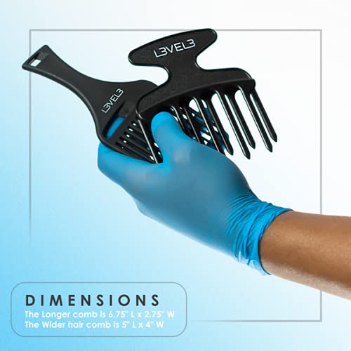 L3VEL3 HAIR PICK COMB SET – 2 PC