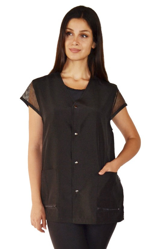 STYLIST MESH BACK JACKET BLACK #430