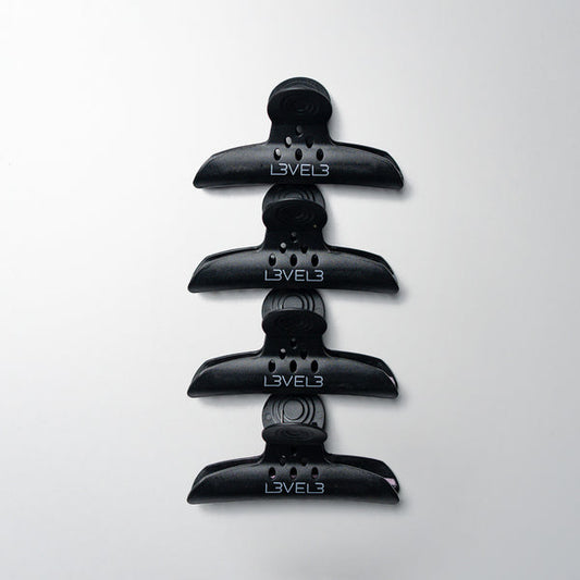 PINZAS PARA EL CABELLO L3VEL3 – PAQUETE DE 4