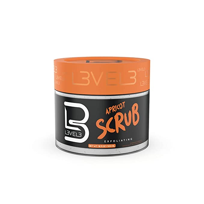 L3VEL3 FACIAL EXFOLIATING APRICOT SCRUB 16.9OZ
