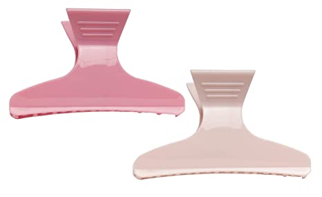 DIANE LARGE BUTTERFLY CLAMPS ROSE 6 PK DEC024