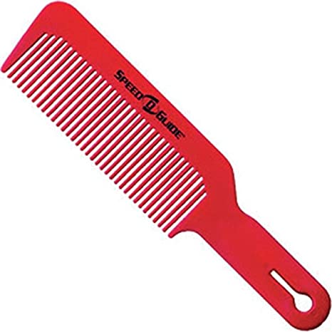 PEINE DE PARTE SUPERIOR PLANA SPEED-O-GUIDE ROJO