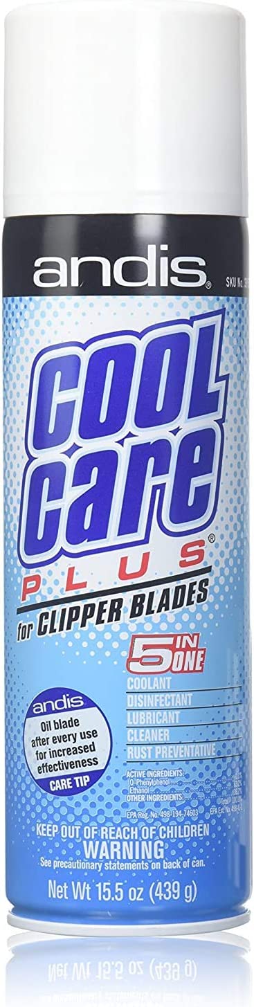 Andis 5 in 1 Cool Care Plus Spray, Clipper Oil