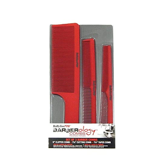 BABYLISSPRO BARBEROLOGY COMB SET 3PCS