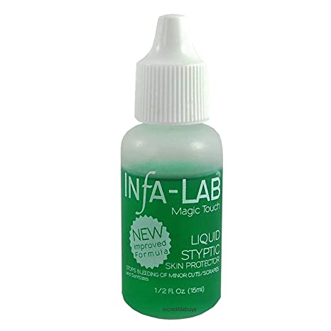 INFA-LAB MAGIC TOUCH LIQUID STYPTIC STOP BLEEDING 1/2 FL OZ