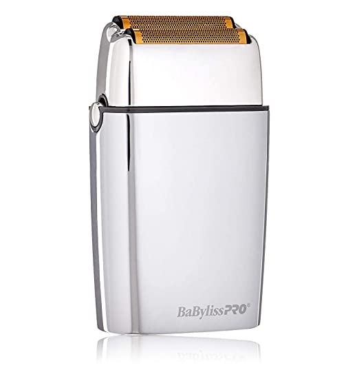 BABYLISSPRO CORDLESS METAL SILVER DOUBLE FOIL SHAVER #FXFS2