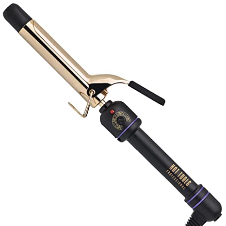 RIZADORA/VARILLA DE RIZAR CON RESORTE DE ORO DE 24 K DE HOT TOOLS, VARIAS TAMAÑOS