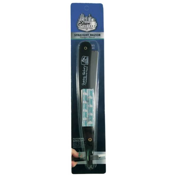 MAQUILLAJE DE AFEITAR THE SHAVE FACTORY CON 5 HOJAS - NEGRO