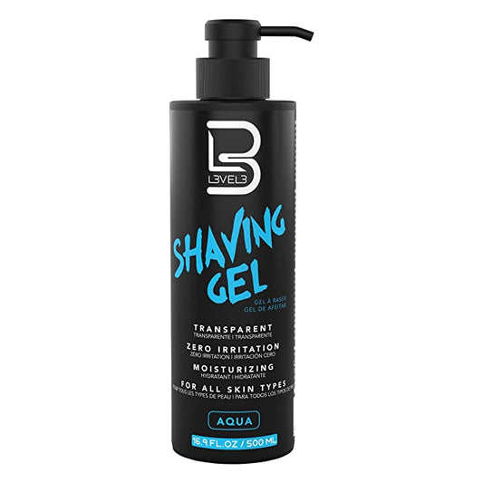 L3VEL3 GEL DE AFEITAR TRANSPARENTE – 500ML