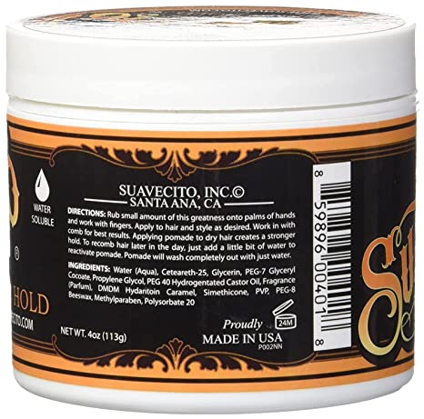 SUAVECITO POMADE FIRME (STRONG) HOLD 4oz