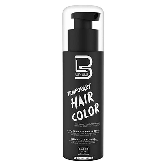 L3VEL3 COLORANTE TEMPORAL PARA BARBA – NEGRO 4.2 OZ