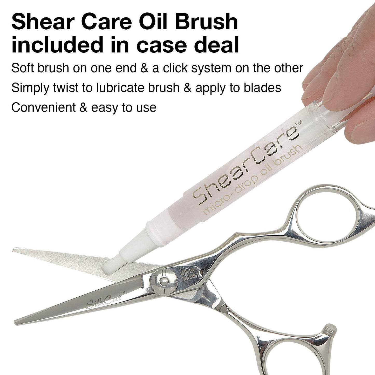 OLIVIA GARDEN SILKCUT POFESSIONAL HAIRDRESSING SHEAR AND THINNER CASE