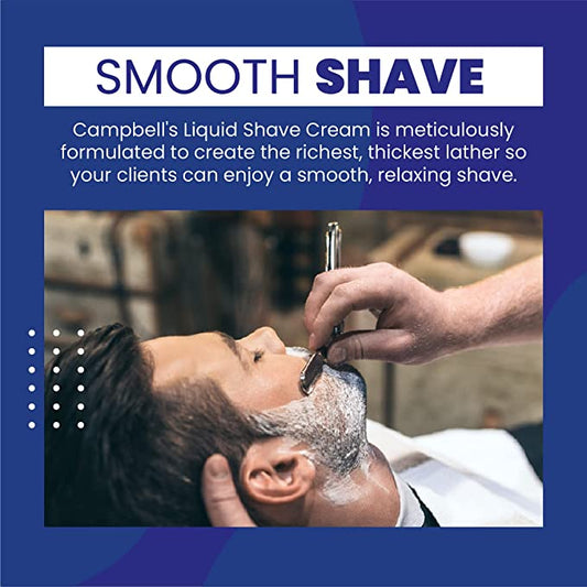 CAMPBELL’S LIQUID SHAVE CREAM 8oz.
