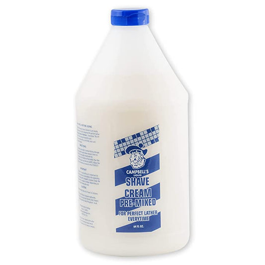 CAMPBELL’S LIQUID SHAVE CREAM PRE-MIXED 64oz.