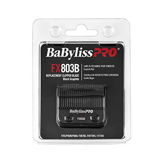 BABYLISSPRO BLACK GRAPHITE CLIPPER REPLACEMENT TAPER BLADE #FX803B
