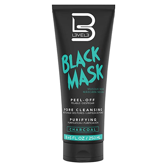 MASCARILLA FACIAL PEEL-OFF DE CARBÓN NEGRO L3VEL3 8.45 OZ