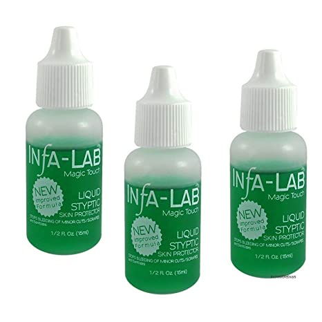 INFA-LAB MAGIC TOUCH LIQUID STYPTIC STOP BLEEDING 1/2 FL OZ