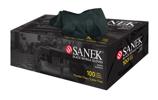 GRAHAM SANEK BLAK NITRILE GLOVES 100 PK