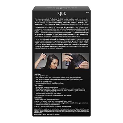 TOPPIK HAIR COLOR TOOLKIT, APPLICATOR & SPRAY SET