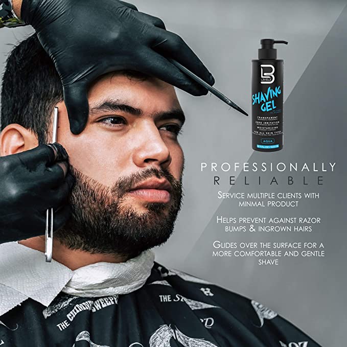 L3VEL3 TRANSPARENT SHAVING GEL – 500ML