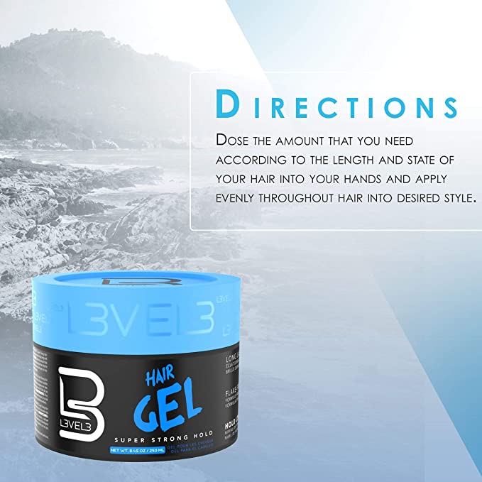 L3VEL3 HAIR STYLING GEL 16.9oz