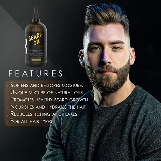 L3VEL3 ARGAN BEARD OIL 3.38OZ