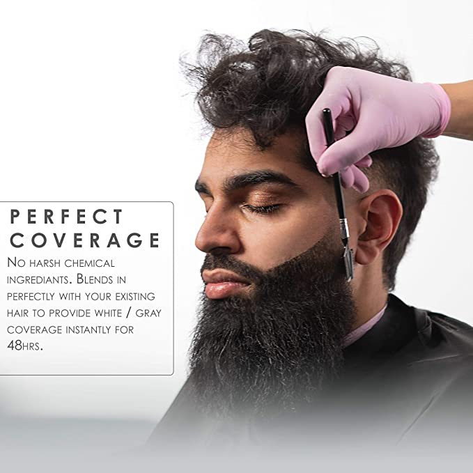 L3VEL3 TEMPORARY BEARD HAIR COLOR – BLACK 4.2OZ