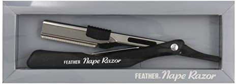 FEATHER NAPE & BODY RAZOR, BLACK