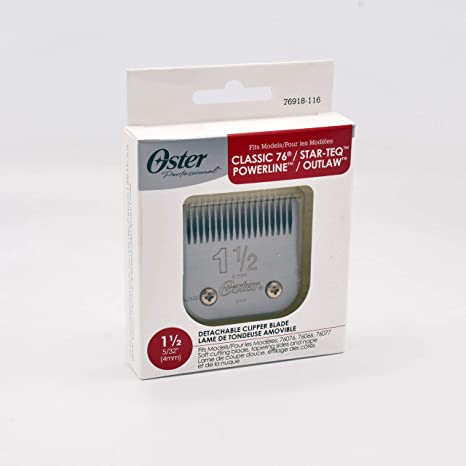 OSTER DETACHABLE CLIPPER BLADE FOR CLASSIC 76, SIZE 1 1/2