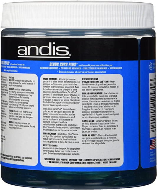 ANDIS BLADE CARE PLUS DIP JAR, 16oz
