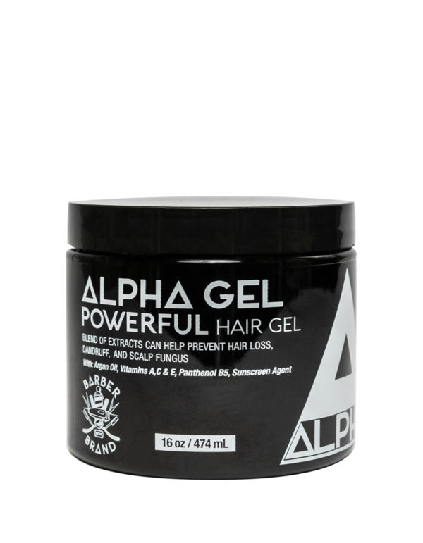 ALPHA STYLING GEL HAIR 16OZ MC Barber Supply ALPHA STYLING GEL HAIR 16OZ MC Barber Supply