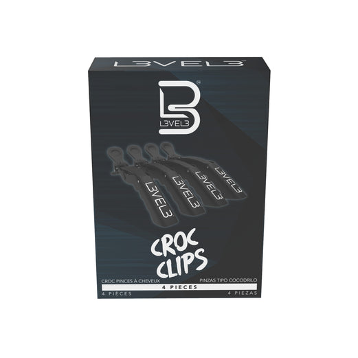 L3VEL3 HAIR CROC CLIPS - 4 PACK