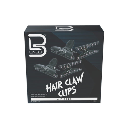 L3VEL3 HAIR CLAW CLIPS – 4 PACK
