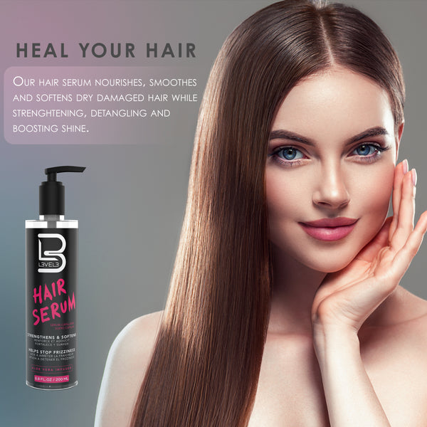 L3VEL3 HAIR SERUM ALOE VERA 6.8oz