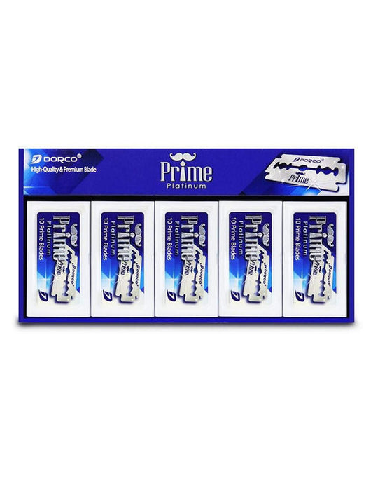 HOJAS DE DOBLE FILO DORCO STP-301 PRIME PLATINUM 100 HOJAS