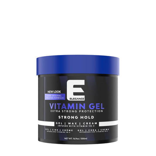 ELEGANCE GEL VITAMÍNICO DE FIJACIÓN FUERTE 16.9oz