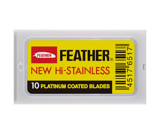 JATAI FEATHER HI STAINLESS DOUBLE EDGE RAZOR BLADES 10PK