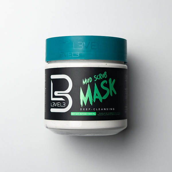 L3VEL3 FACIAL MUD SCRUB MASK 16.9 OZ